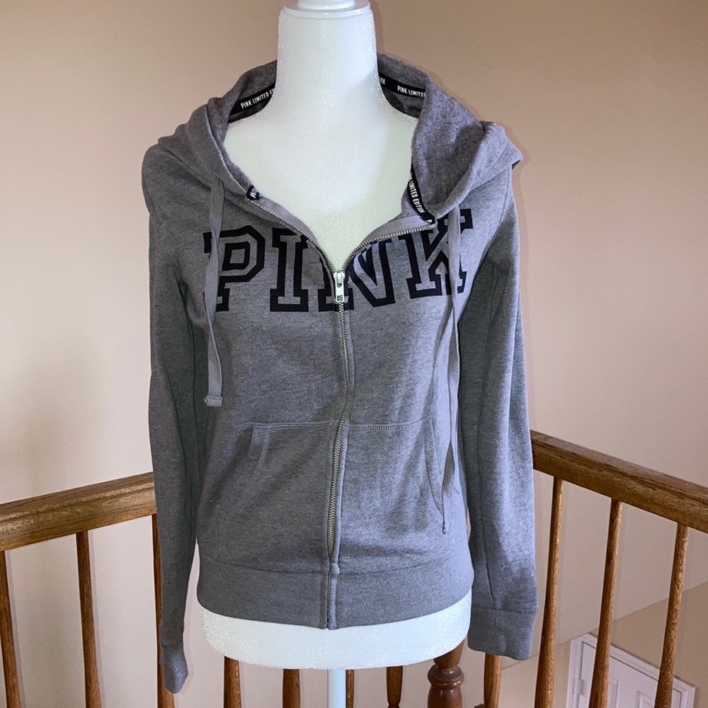 VS PINK Limited Edition full zip hoodie New
